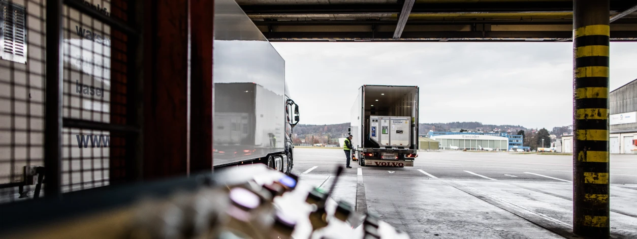 SWISS WorldCargo certified staff ensuring compliance with Dangerous Goods Regulations