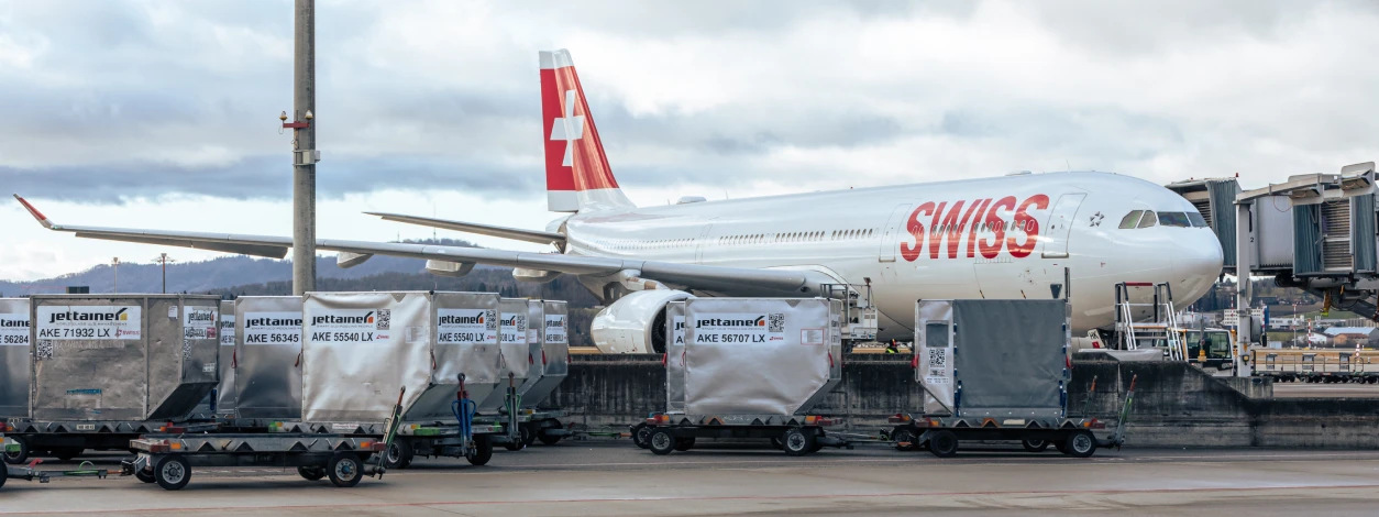 SWISS WorldCargo loading operations optimized for efficiency