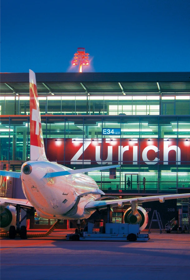 Locked vault storage at Zurich Hub for high-value cargo shipments
