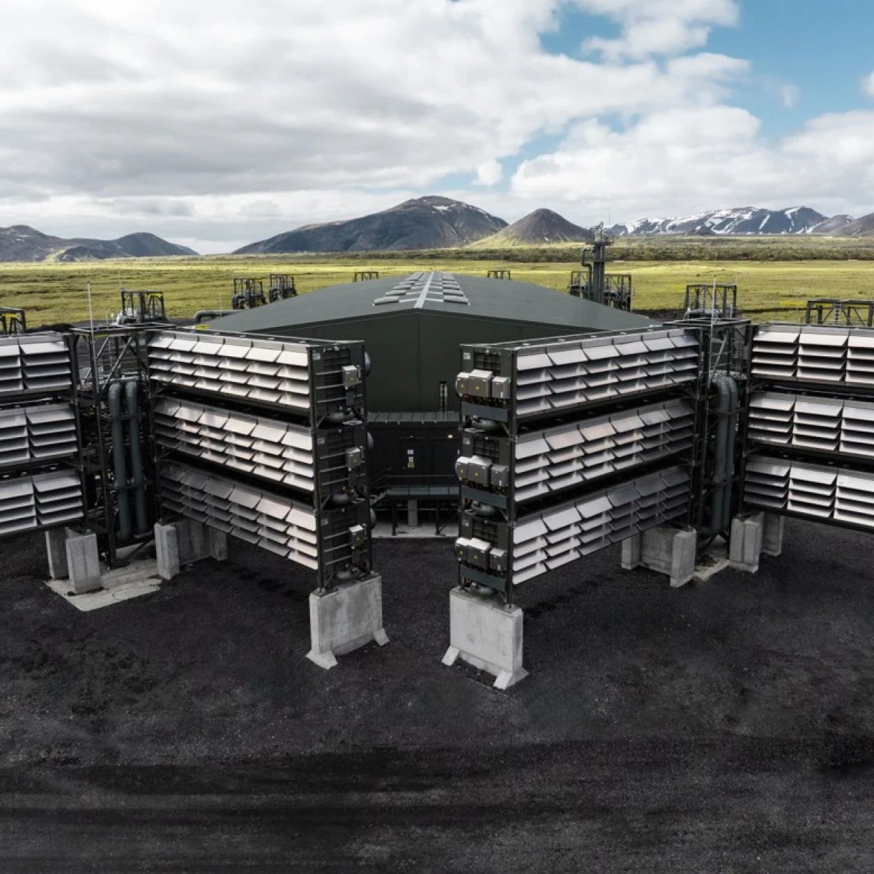 Direct Air Capture facility climeworks