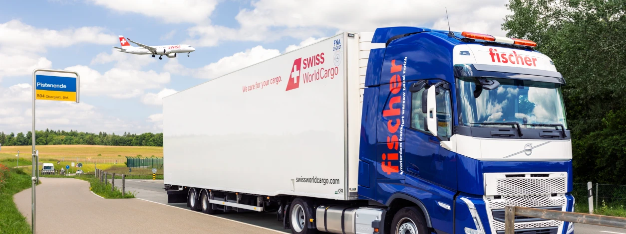 Temperature-controlled truck ensuring integrity of sensitive air cargo”