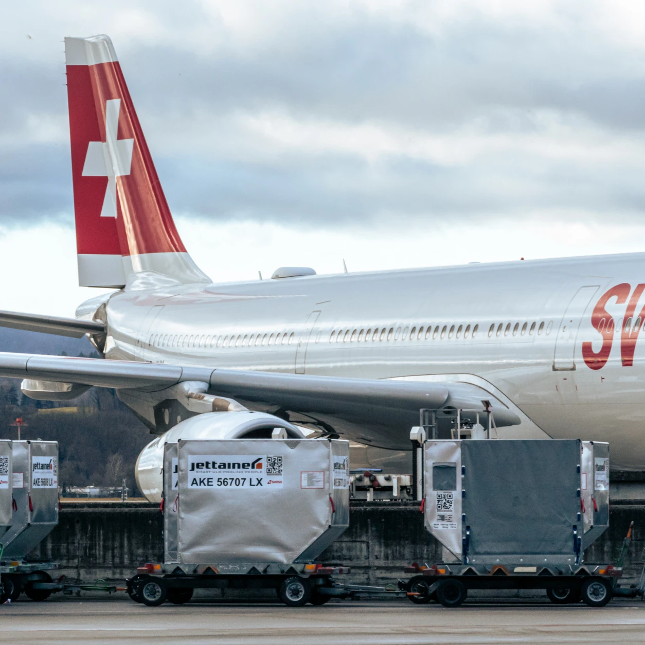 Cargo is being loaded